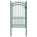 Vidaxl hekpoort emmen met stalen pinnen 104x134,5 cm groen