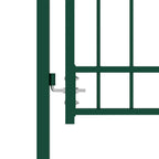 Vidaxl hekpoort emmen met stalen pinnen 104x97 cm groen