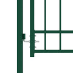 Vidaxl hekpoort emmen met stalen pinnen 104x109,5 cm groen