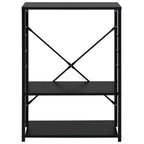Vidaxl magnetronkast 60x39,6x79,5 cm bewerkt hout zwart