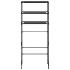 Vidaxl opbergrek voor boven wasmachine 3-laags 69x28x169 cm zwart