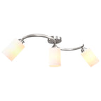 Vidaxl plafondlamp met keramieke cilindervormige kappen 3xe14 wit