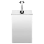 Vidaxl sausdispenser 3,5 l roestvrij staal