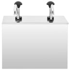 Vidaxl sausdispenser 2x3,5 l roestvrij staal
