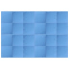 Vidaxl vloermatten 24 st 8,64 ㎡ eva-schuim blauw