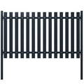 VidaXL Schuttingpaneel 174,5x100 cm gepoedercoat staal antraciet
