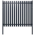 VidaXL Schuttingpaneel 174,5x170 cm gepoedercoat staal antraciet