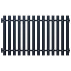 Vidaxl schuttingpaneel 170,5x100 cm gepoedercoat staal antraciet