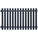VidaXL Schuttingpaneel 170,5x150 cm gepoedercoat staal antraciet