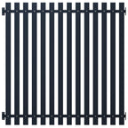 VidaXL Schuttingpaneel 170,5x170 cm gepoedercoat staal antraciet