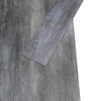 Vidaxl vloerplanken niet-zelfklevend 5,26 m² 2 mm pvc glanzend grijs