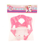 Cute baby poppenfietsstoel roze