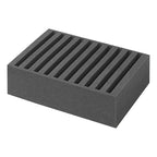 ProPlus - ProPlus bordenhouder 34x25x14 cm geschikt voor 10 borden caravan organizer zwart