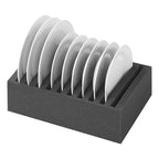 ProPlus - ProPlus bordenhouder 34x25x14 cm geschikt voor 10 borden caravan organizer zwart