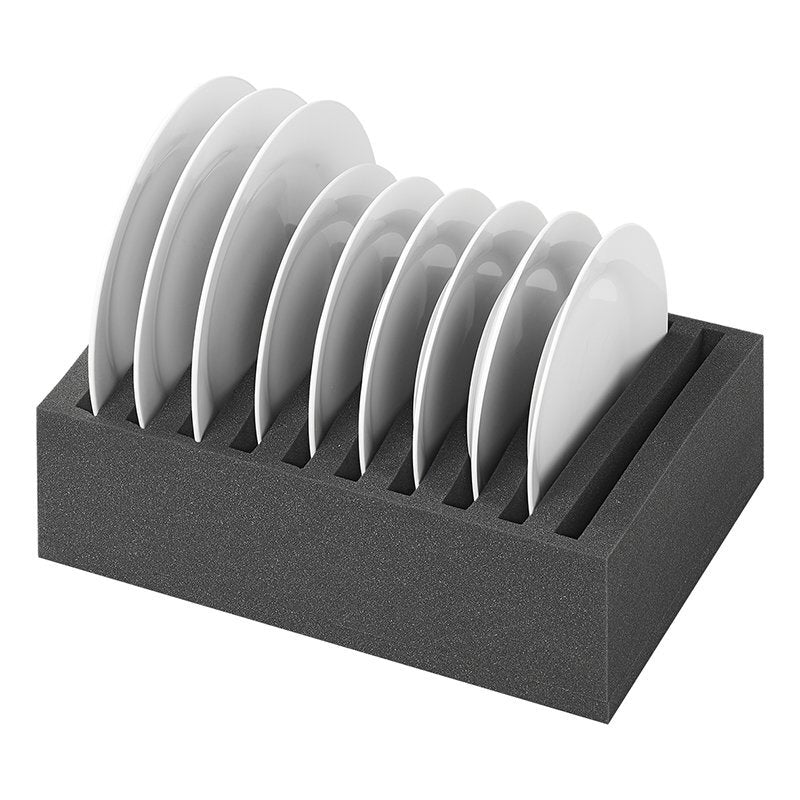 ProPlus - ProPlus bordenhouder 34x25x14 cm geschikt voor 10 borden caravan organizer zwart