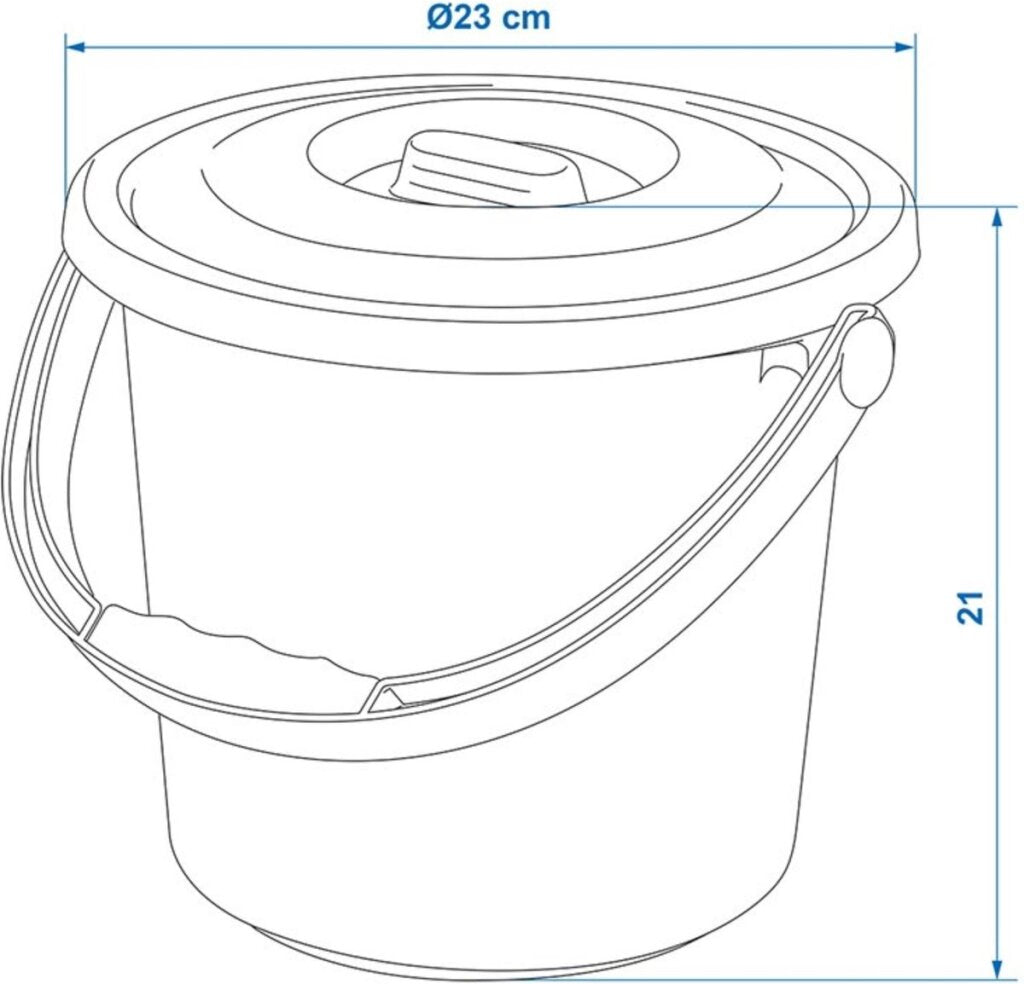 ProPlus - ProPlus emmer 5l met deksel