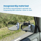 ProPlus - ProPlus caravanspiegel vlak glas 410x140x190 mm
