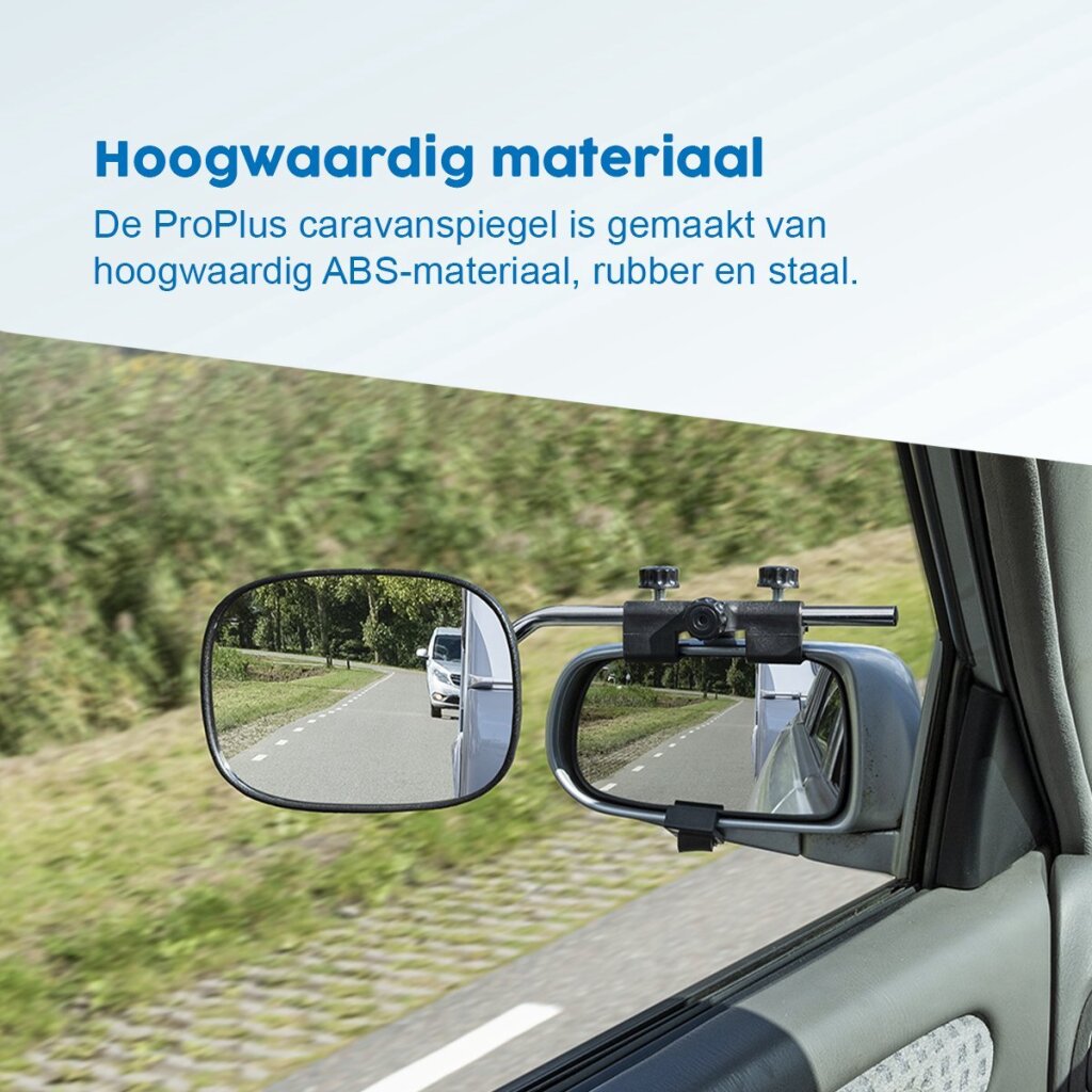 ProPlus - ProPlus caravanspiegel vlak glas 410x140x190 mm