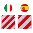 ProPlus - ProPlus markeringsbord flexibel 50x50 cm voor itali&euml;/spanje/portugal rood/wit