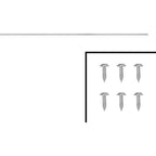ProPlus - ProPlus tentrail 180&deg; 250x2.6 cm &oslash;10 mm aluminium
