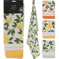 Excellent houseware katoenen theedoeken met print 45x70 cm 3 stuks