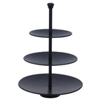 Excellent houseware etagère 3-laags 36,5 cm matzwart