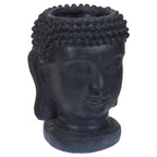 ProGarden ProGarden Bloempot Boeddha 25x26x35 cm antracietkleurig