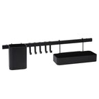Excellent Houseware Houseware 8-delige Keukenorganizer zwart