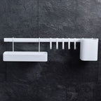 Excellent Houseware Houseware 8-delige Keukenorganizer zwart