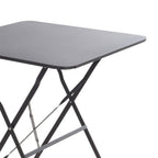 Excellent Houseware - Houseware klaptafel 60x60x71 cm antraciet