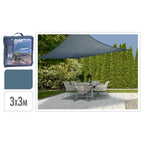 Progarden schaduwdoek vierkant 3x3 m blauw