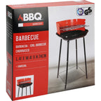 Bbq half open 41 cm rood zwart