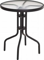 Pro garden ronden glazen balkon tafel 60x70cm