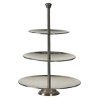 Excellent Houseware Houseware Etagère 3-laags 36,5 cm roestvrij staal