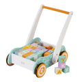 Studio Circus - Studio Circus houten loopwagen + houten blokken