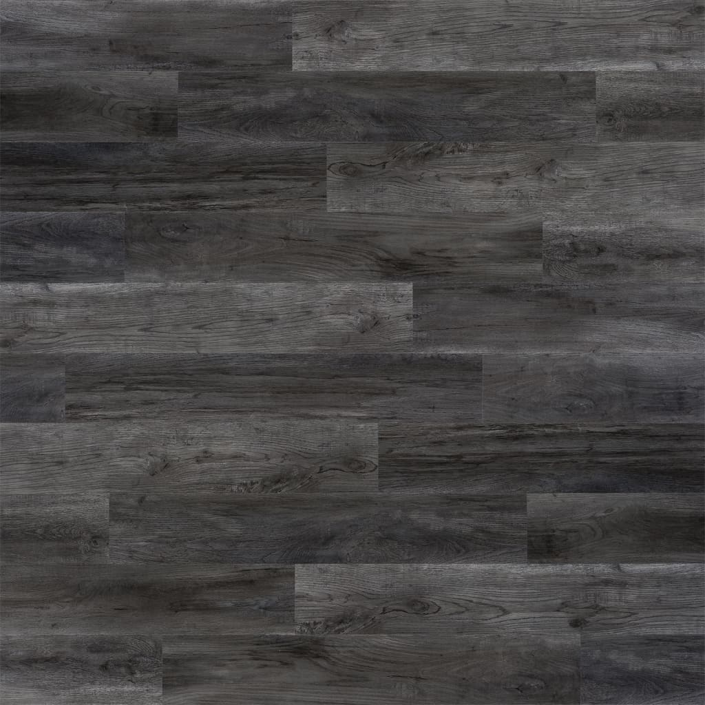 Wallart planken hout-look schuurhout eiken asgrijs