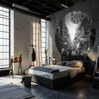 Wallart behangcirkel hong kong the old days 190 cm