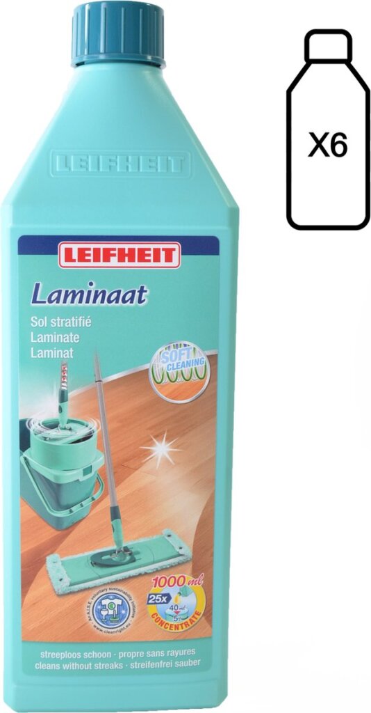 Leifheit - Leifheit laminaatreiniger 6 x 1l