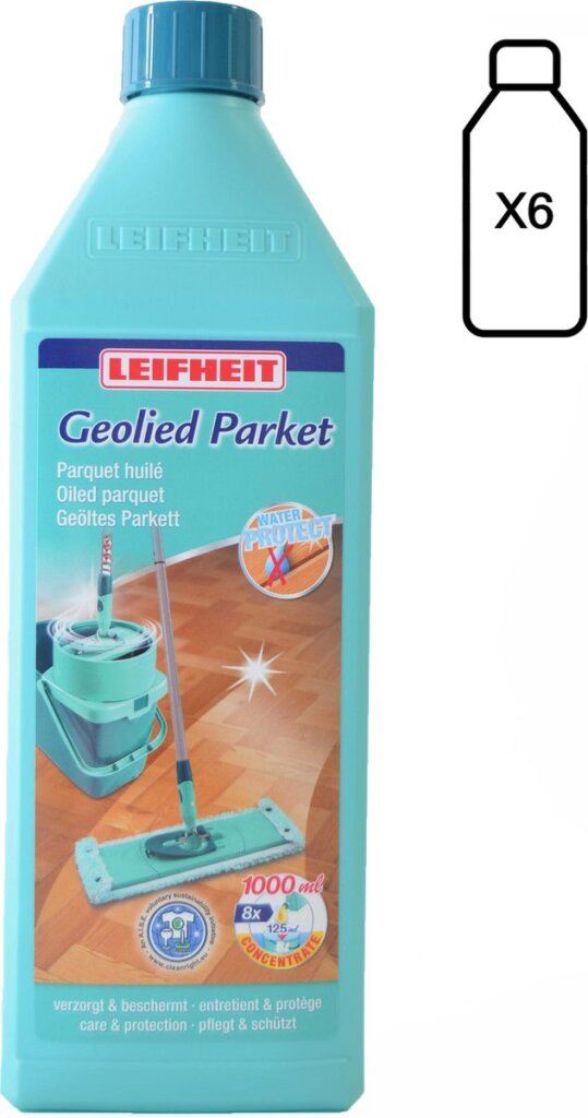 Leifheit - Leifheit geolied parketreiniger 6 x 1l