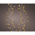 Overige merken led snoer 100 leds 120 cm warm wit licht zilver