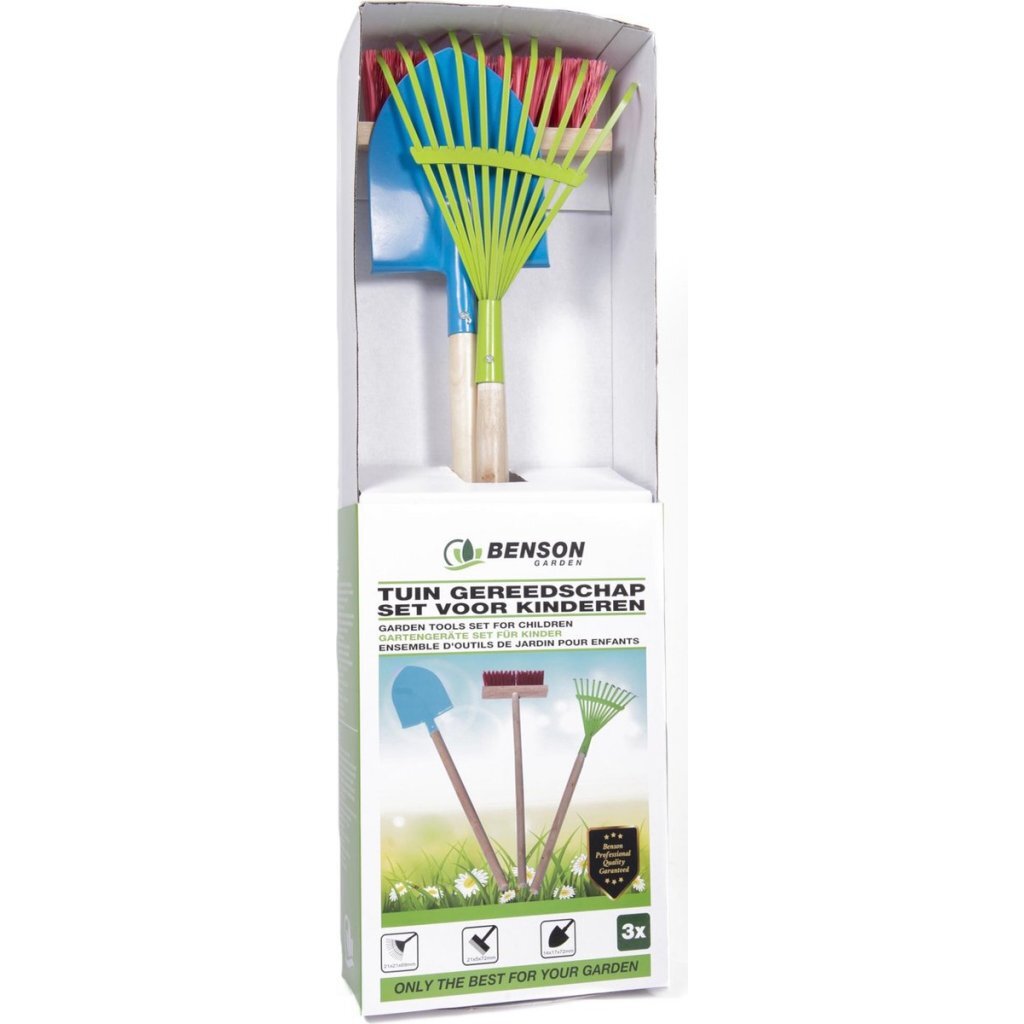 Benson - Benson kinder tuingereedschap 3-delig