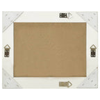 Vidaxl wandspiegel barok stijl 50x40 cm wit