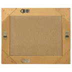 Vidaxl wandspiegel barok stijl 50x40 cm goudkleurig
