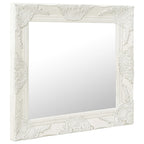Vidaxl wandspiegel barok stijl 50x50 cm wit