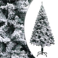 VidaXL Kunstkerstboom met sneeuw 150 cm groen