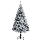 VidaXL Kunstkerstboom met sneeuw 150 cm groen