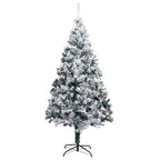 Vidaxl kunstkerstboom met sneeuw 180 cm groen