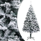 Vidaxl kunstkerstboom met sneeuw 240 cm groen