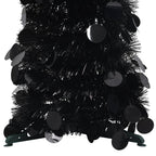 Vidaxl kunstkerstboom pop-up 120 cm pet zwart