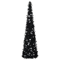 VidaXL Kunstkerstboom pop-up 180 cm PET zwart